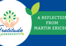 A reflection from Martin Ericson