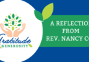 A reflection from Rev. Nancy Cox