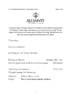 5 10 2026 6th Sunday of Easter